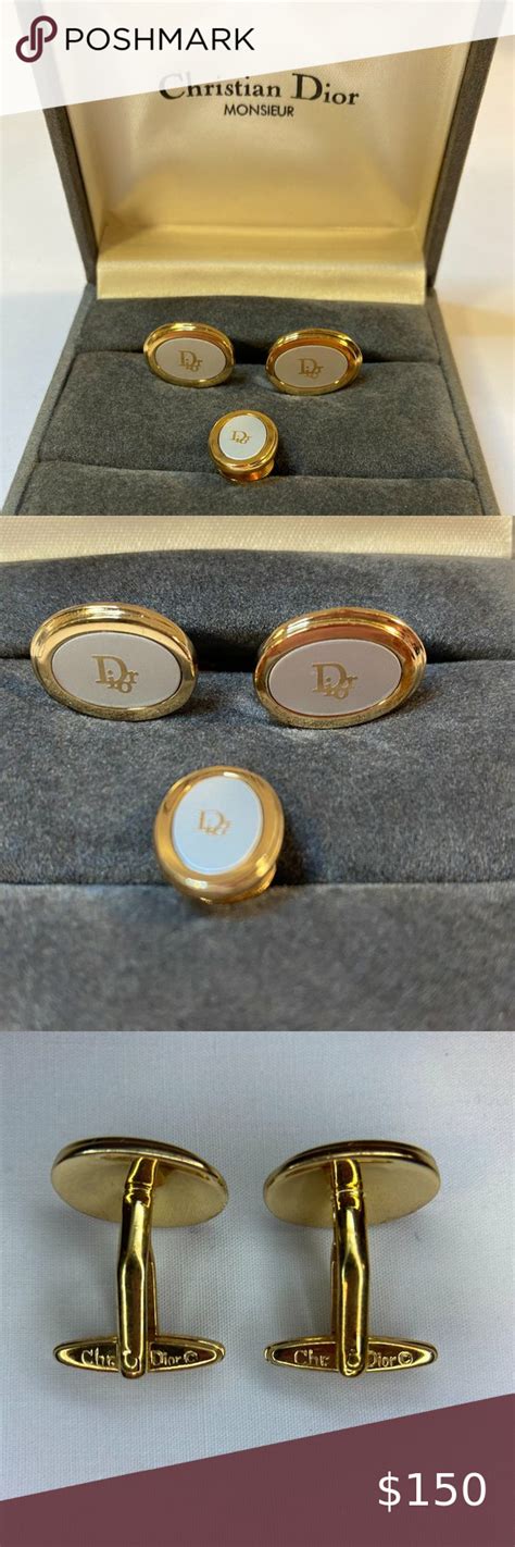 dior cufflinks